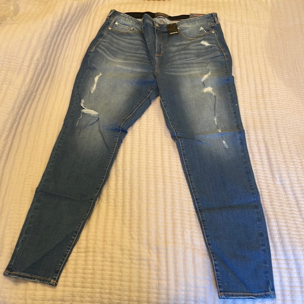 Distressed denim